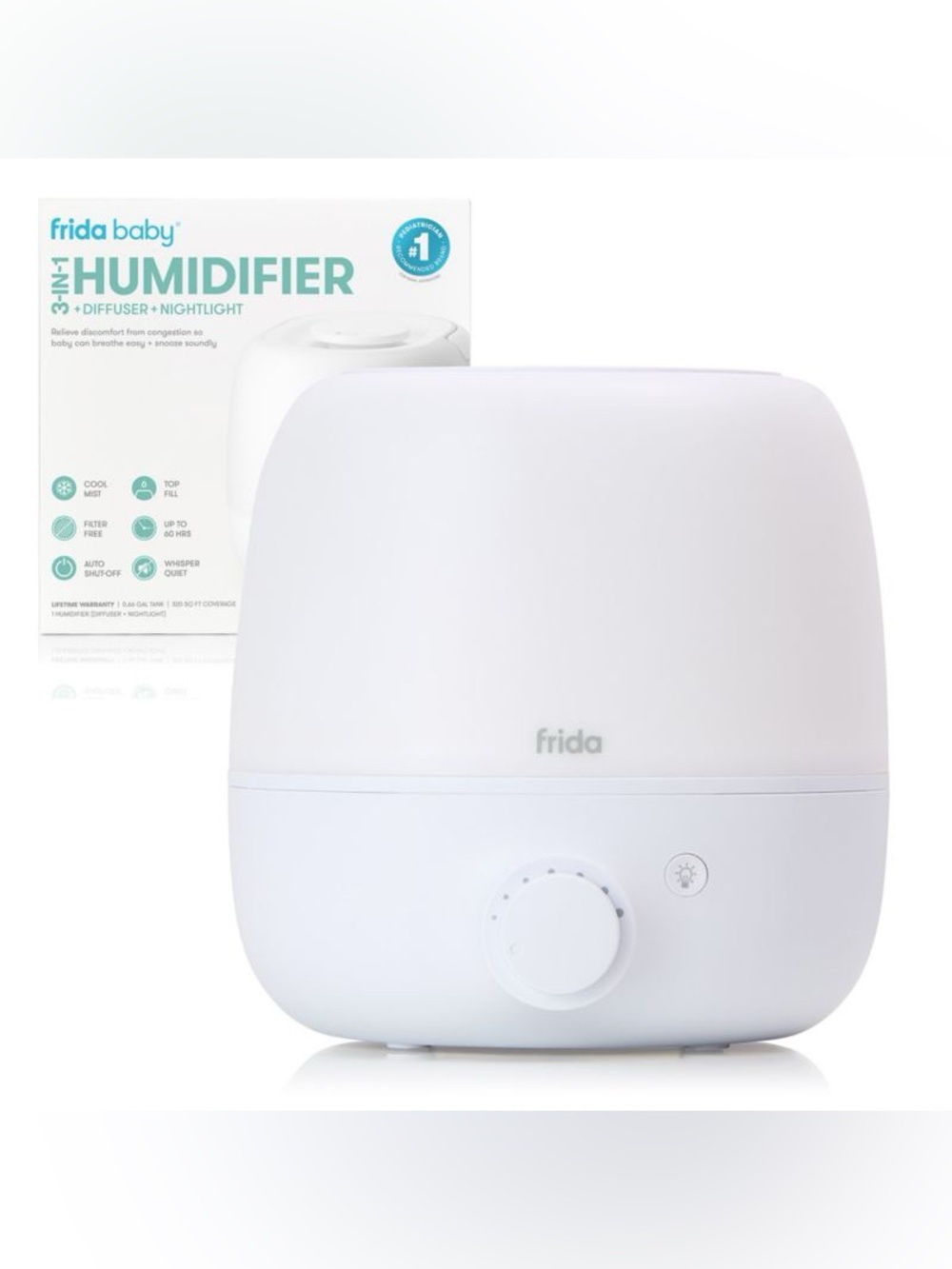 Frida Baby 3-in-1 Baby Humidifier, Nightlight, and Diffuser